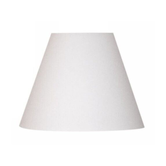 Abat-jour coton conique blanc cassé Ø14cm - COREP