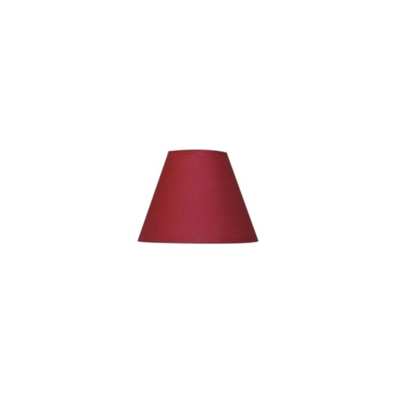 Abat-jour toiline forme empire Ø14 pince cerise