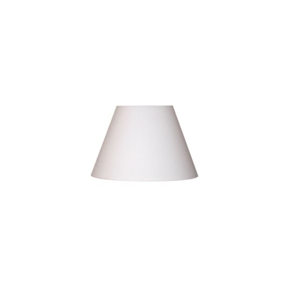 Abat-jour toiline forme empire Ø19 blanc cassé