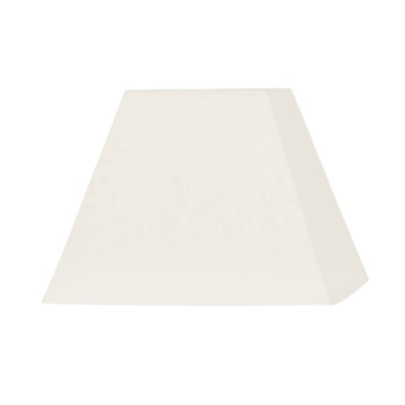 Abat-jour carré L.22 coton crème