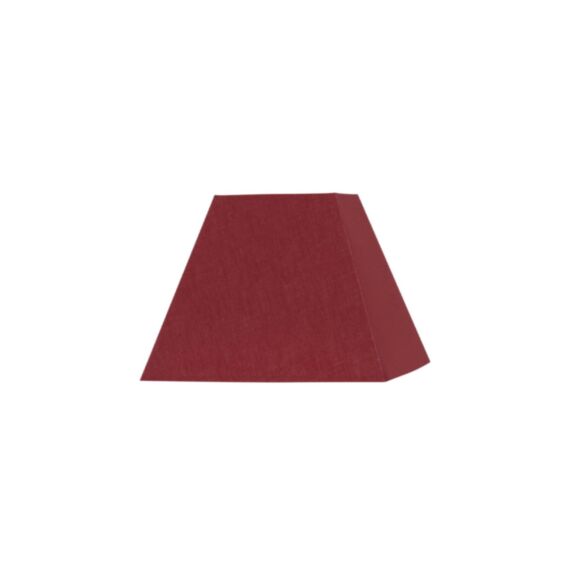 Abat-jour forme carré L22 H17 coton cerise