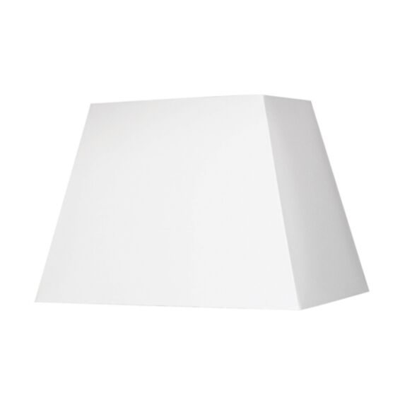 Abat-jour rectangle L.30 coton blanc cassé