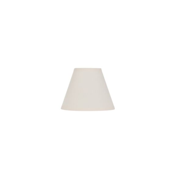 Abat-jour toiline forme empire Ø14 pince crème
