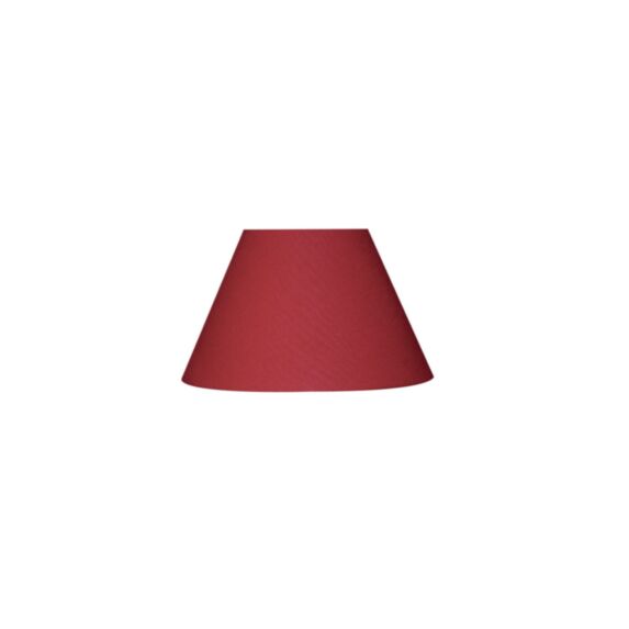 Abat-jour toiline forme empire Ø22 cerise
