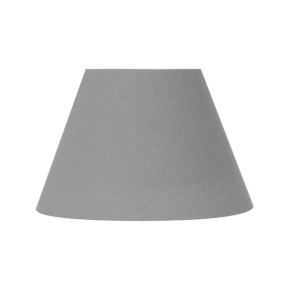 Abat-jour toiline forme empire Ø19 gris souris