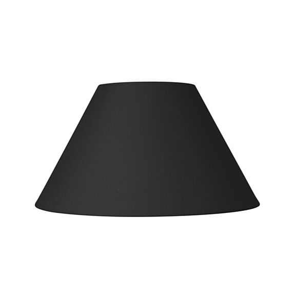 Abat-jour noir fe coton d60cm