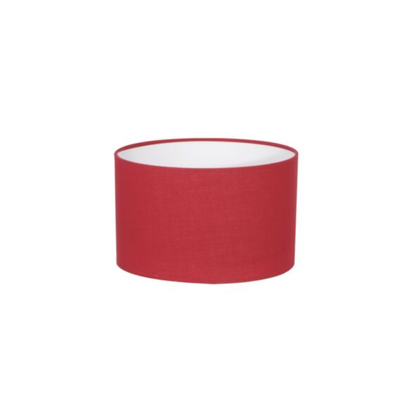 Abat-jour forme cylindre 25H17 cerise Bague E27