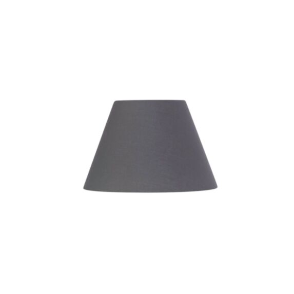 Abat-jour forme conique Ø25 gris ardoise Bague E27