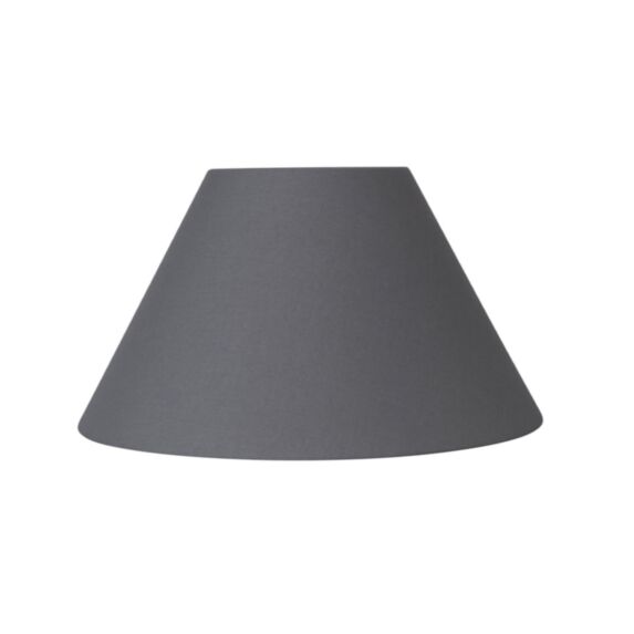 Abat-jour forme conique Ø40 gris ardoise Bague E27
