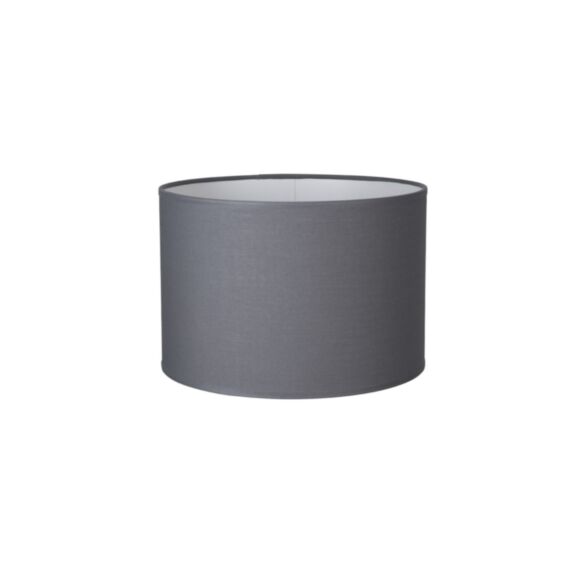 Abat-jour forme cylindre 25H17 gris ardoise