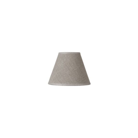 Abat-jour forme conique D14p toile de jute