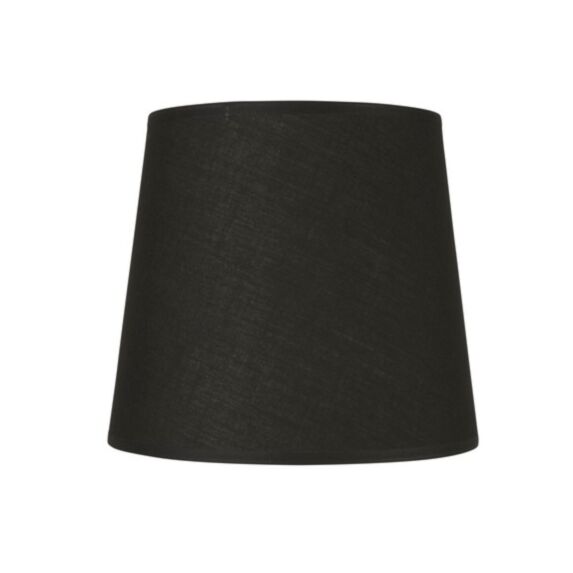 Abat-jour noir fch coton d14cm