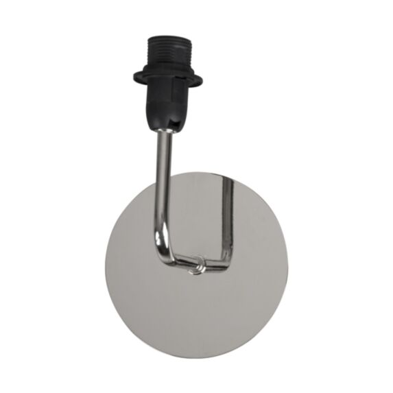 Applique en métal ronde Jim alu brillant