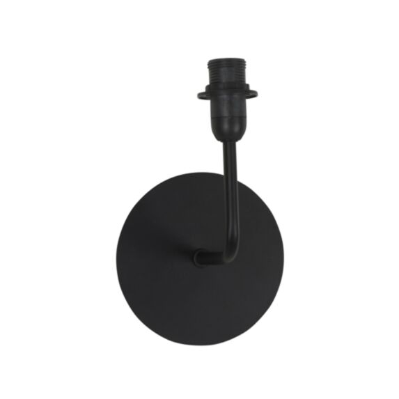 Applique en métal ronde Jim noir mat - COREP
