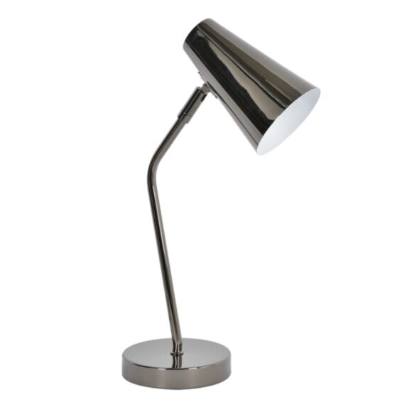 Lampe de Bureau Charlie Métal Gun Métal 40,50cm 15W - COREP