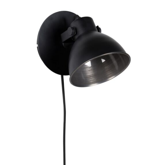 Applique Dock Métal Noir Mat 16cm 40W - COREP