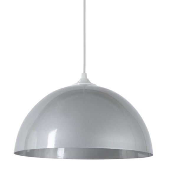Suspension Steel Métal Silver Ø30cm 60W - COREP