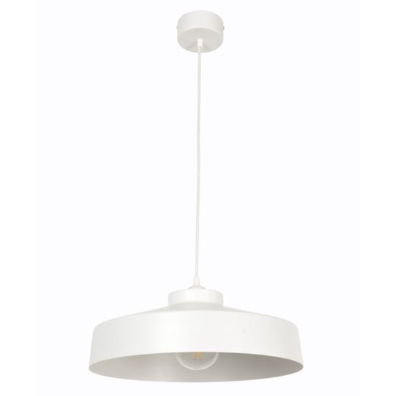 Suspension Archi Métal Blanc Mat Ø41cm 60W - COREP