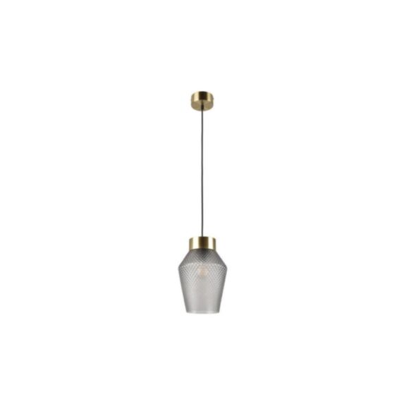Suspension verre fumé acerola d19cm - COREP