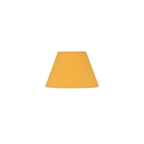 Abat-jour moutarde conique Ø19cm