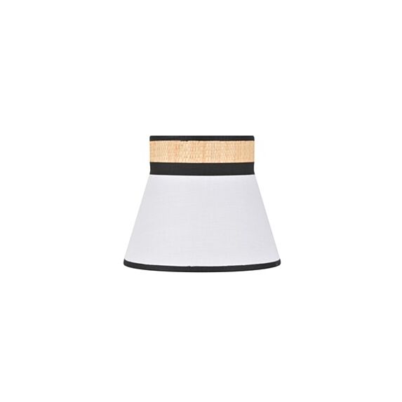 Abat-jour blanc cassé elia d20cm