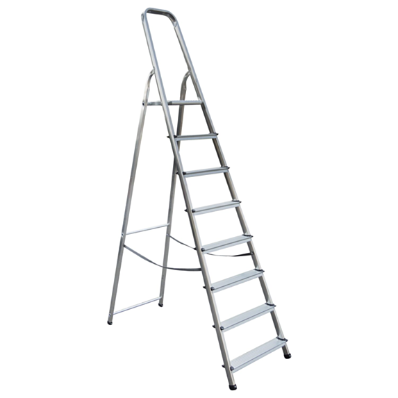 Escabeau aluminium 8 marches hauteur 3,62 m Eco - ARTUB