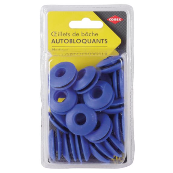 Œillet de bache autoperforant 20 pièces - COGEX