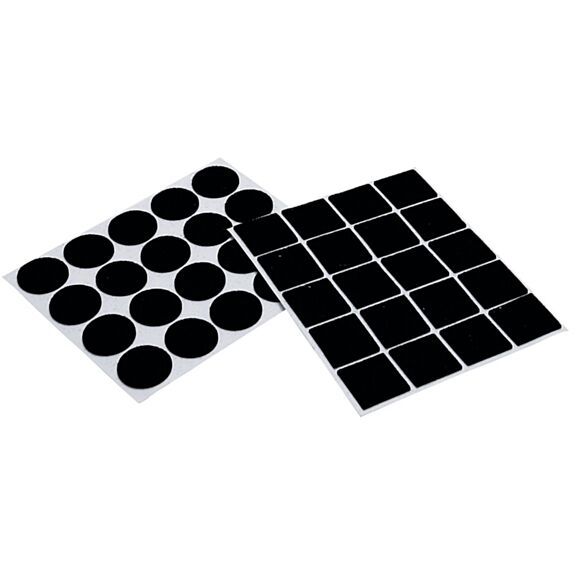 Lot 80 patins adhésifs noirs - COGEX