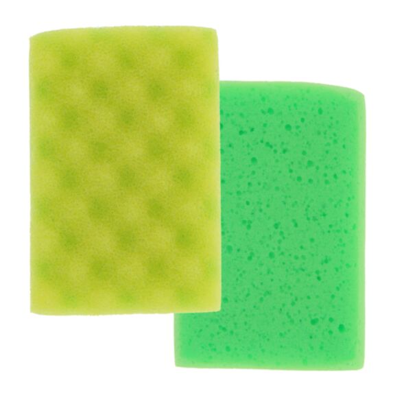 Éponge lavage démoustiqueuse double face - CARLINEA