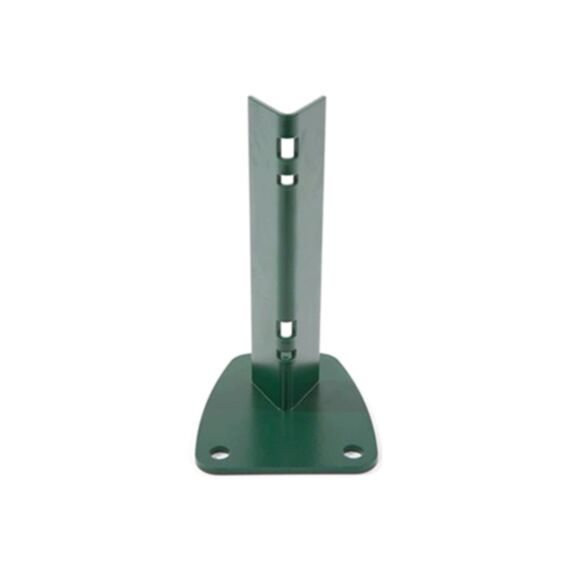 platine vert pour poteaux à clipser - FILIAC