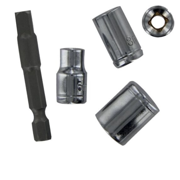 Lot de 4 douilles et d'un porte-douilles - TIVOLY