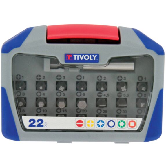 Coffret 22 embouts + porte embout - TIVOLY