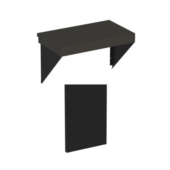 Kit Comptoir Bar 60cm Gris Cargo/Noir - ENO