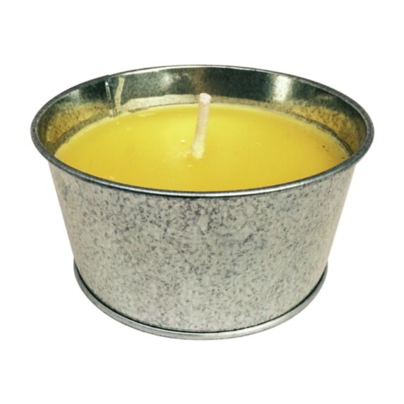 Seau métallique bougie à la citronnelle Ø 12cm PYROFEU