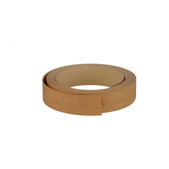 BANDE DE CHANT MELAMINEE ADHESIVE 19 mm x 5 ml HETRE CLAIR