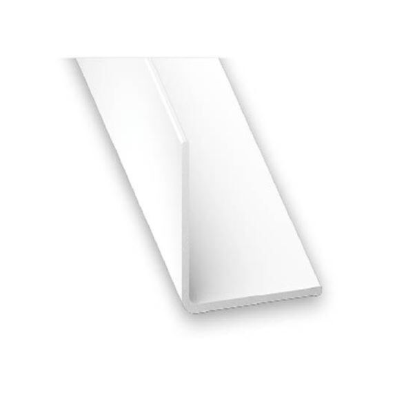 Cornière PVC 25x25mm 1m Blanc - CQFD