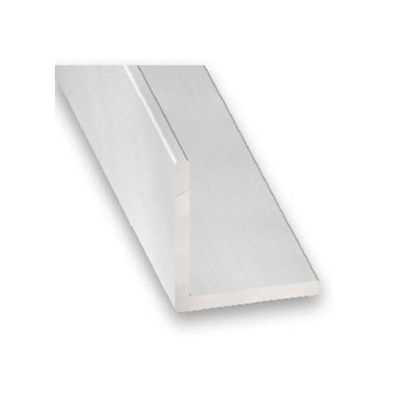 Cornière Aluminium 20x20mm ép.1,5mm 1m Incolore Anodisé - CQFD