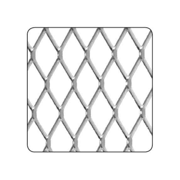 Métal déployé alu brut 16x8-1mx0m5 - CQFD
