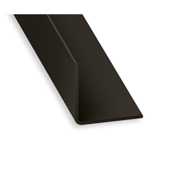 Cornière PVC 15x15mm 1m Noir - CQFD