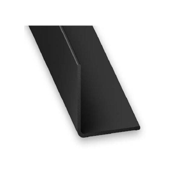 Cornière PVC 25x25mm 2m Noir - CQFD