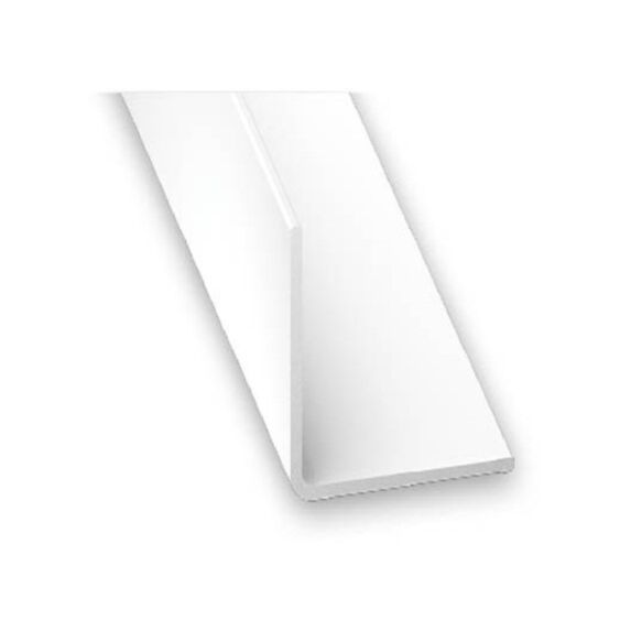 Cornière PVC 7x7mm 1m Blanc - CQFD