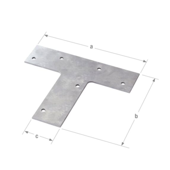 Equerre d'assemblage T 50 x 70 x 16 mm - CQFD