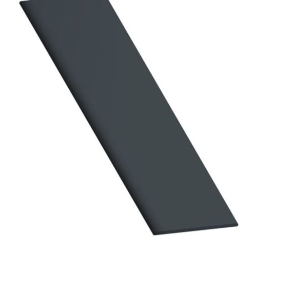 Plat PVC 30x2mm 2,60m Gris