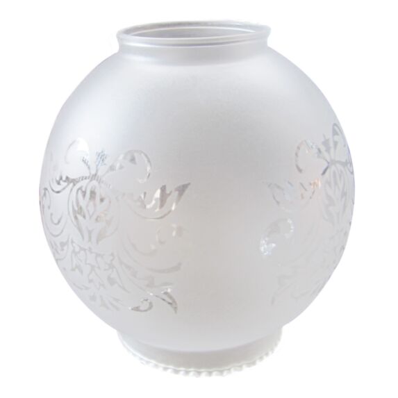 verre tulipe satiné gravé - TIBELEC