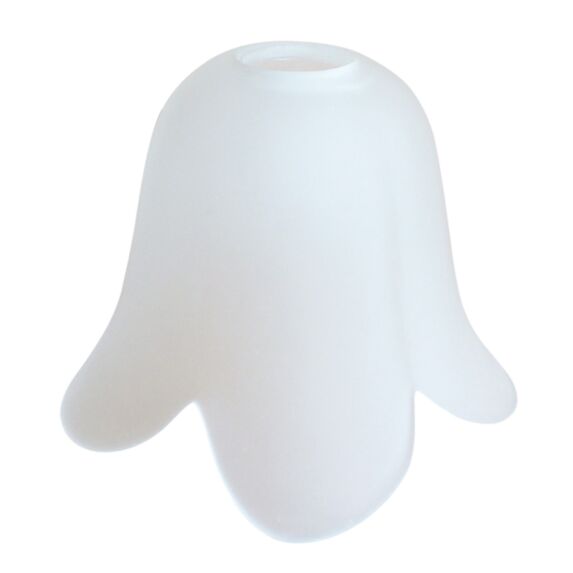 verre tulipe satiné blanc - TIBELEC