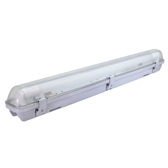 Réglette avec 2 tubes LED 2x24W remplaçable IP65 - TIBELEC