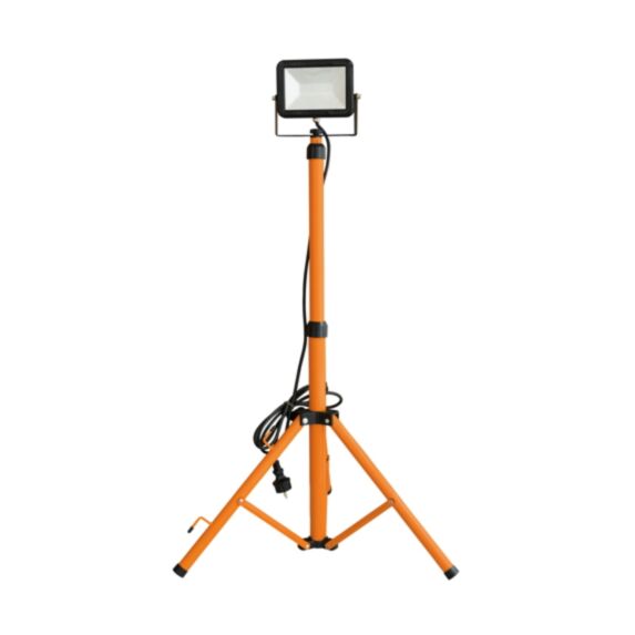 Projecteur LED de chantier pied télescopique 20W noir - TIBELEC