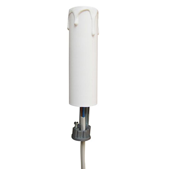 bougie + douille e14 câblée 8.5 cm - TIBELEC