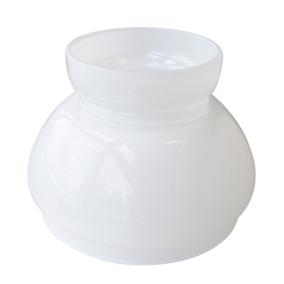 Abat‑jour en verre blanc - TIBELEC