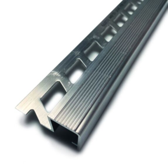 Nez de Marche Déco 60V Alu brut à sceller 20mm 2,5m - DINAC